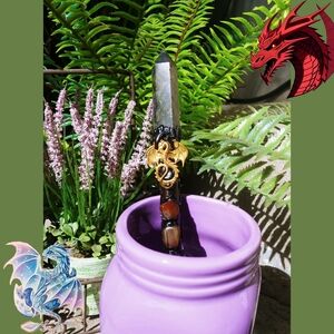 Labradorite Dragon Wand